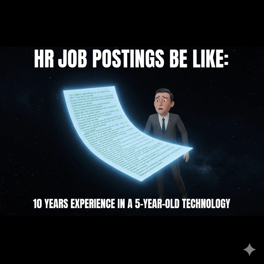 Мем про требования вакансий